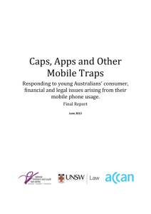Caps, Apps and Other Mobile Traps2.23 MB