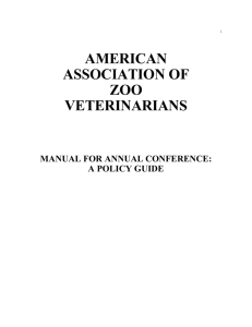 INTRODUCTION - American Association of Zoo Veterinarians
