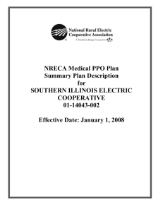 The NRECA Medical PPO Plan at a Glance