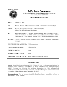 050641.RCM - Florida Public Service Commission