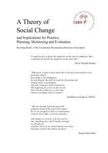 A Theory of Social Change