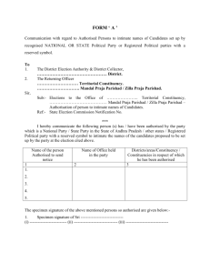 FORM – B - state election commission, andhra pradesh