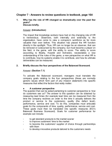 Chapter 7 - Answers to review questions in textbook, page 164