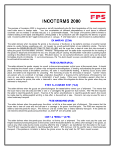 Incoterms - Famous Pacific Shipping