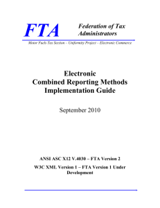 FTA Electronic Commerce Guide - FTA Home Page