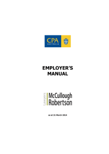 Employers Manual - all states excluding non