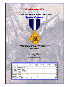 Recipients of the Navy Cross - Vietnam to Present