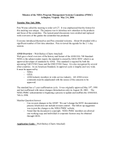 NDIA PMSC Notes August 24, 2004