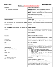 Grade 2_Mod A_Planning Cover Sheet