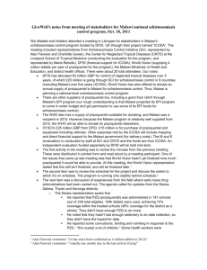 GiveWell's notes from meeting of stakeholders for national