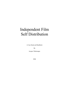 Self Distribution - Filmmakers Alliance