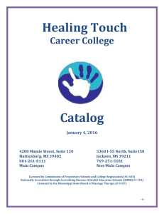 REGISTRATION - Healing Touch Career College