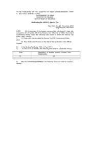 descriptions of taxable services and accounting codes for payment