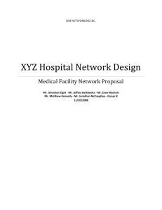 XYZ Hospital Network Design