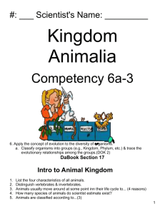 Comp 6a-3 Animal Packet