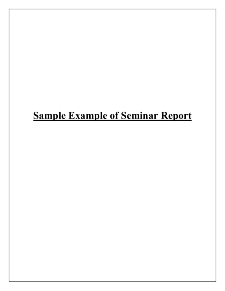 seminar-report