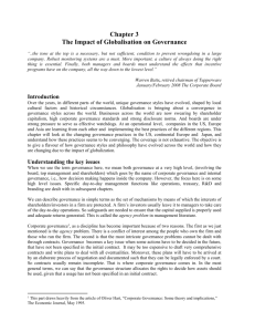 Chapter 03 The Impact of Globalisation on Governance