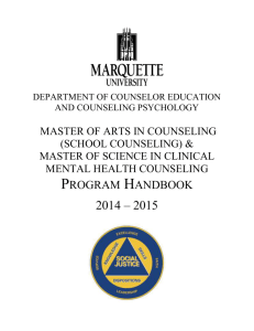 master of arts in counseling