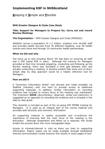 Glasgow Case Study - MSG | Management Steering Group