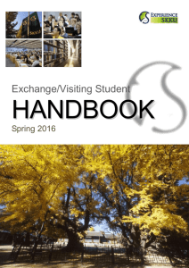 Handbook for Exchange/Visiting Students(Word)