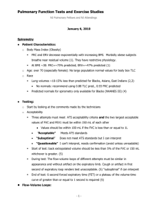 PFTs Summary