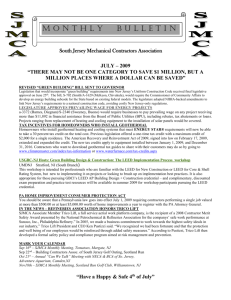 Click Here To View The SJMCA 2009 July Bulletin