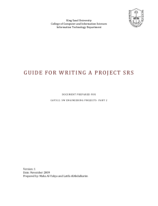 Guide for writing a project proposal