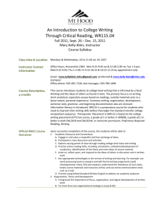 An Introduction to College Writing