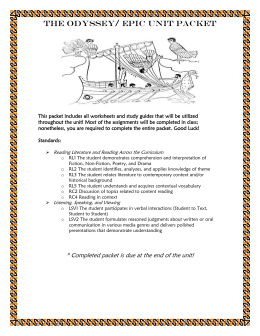 The odyssey homework help