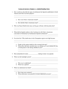 Carnes & Garraty: Chapter 2 – Guided Reading Notes