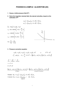 phoenics updating order algorithm