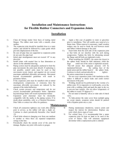 Installation and Maintenance Instructions