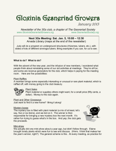 January 2013 - GloxiniaGesneriadGrowers.org