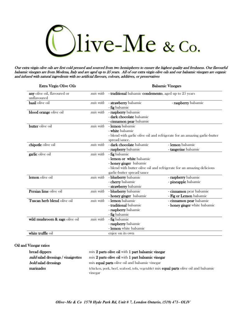 Butter To Olive Oil Conversion Chart