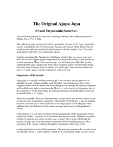 Ajapa Japa-Original by Sw Satyananda