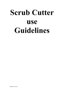 DOCDM-330516 – Scrub cutter use guide