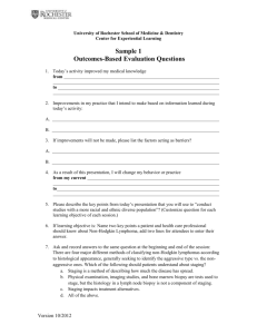 Outcomes-Based Sample Evaluation Questions