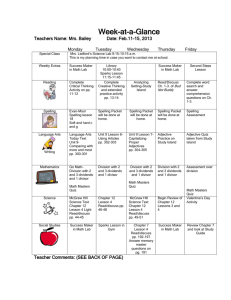 Week at a Glance - Harlan Independent Schools