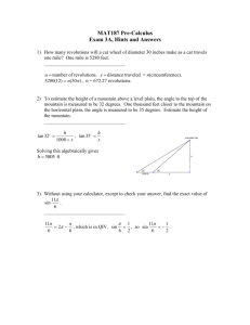 Exam 3A Hints and Answers