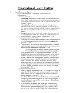 Constitutional Law II Outline