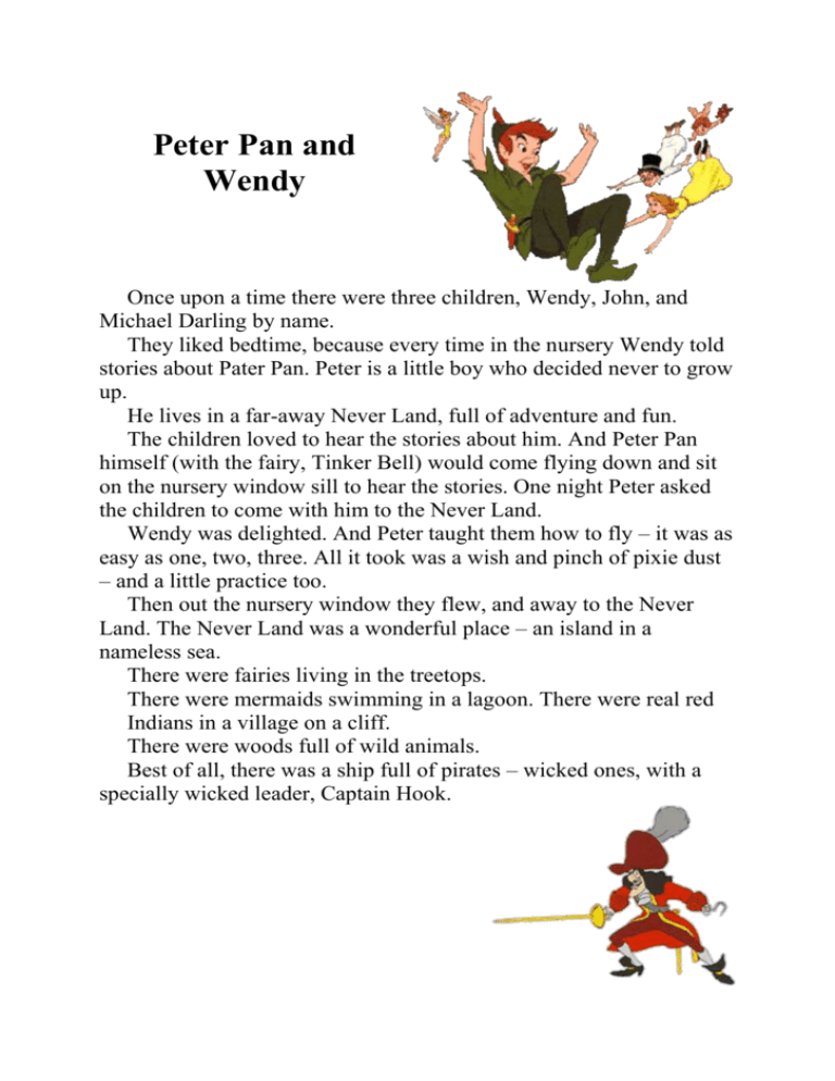 Peter Pan And Wendy