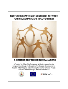 A Handbook for Middle Managers