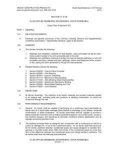 072726 Fluid-Applied Membrane Air Barriers, Vapor