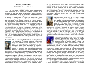 Tempted, tested tried - Amersham Free Church