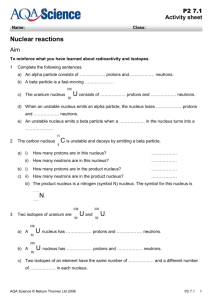 Homework Questions - science