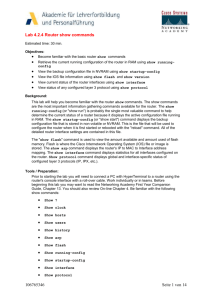 Lab 4_2_4_Router show commands