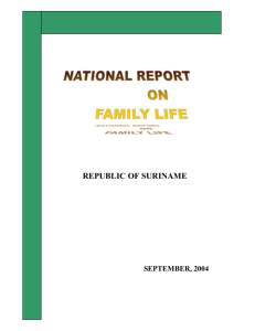 REPUBLIC OF SURINAME SEPTEMBER, 2004 SURINAME