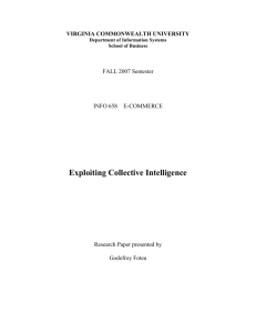 2 Overview of Collective Intelligence - Information Systems