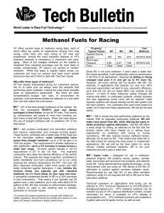 Tech Bulletin - VP Racing Fuels