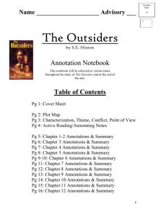 The Outsiders by S